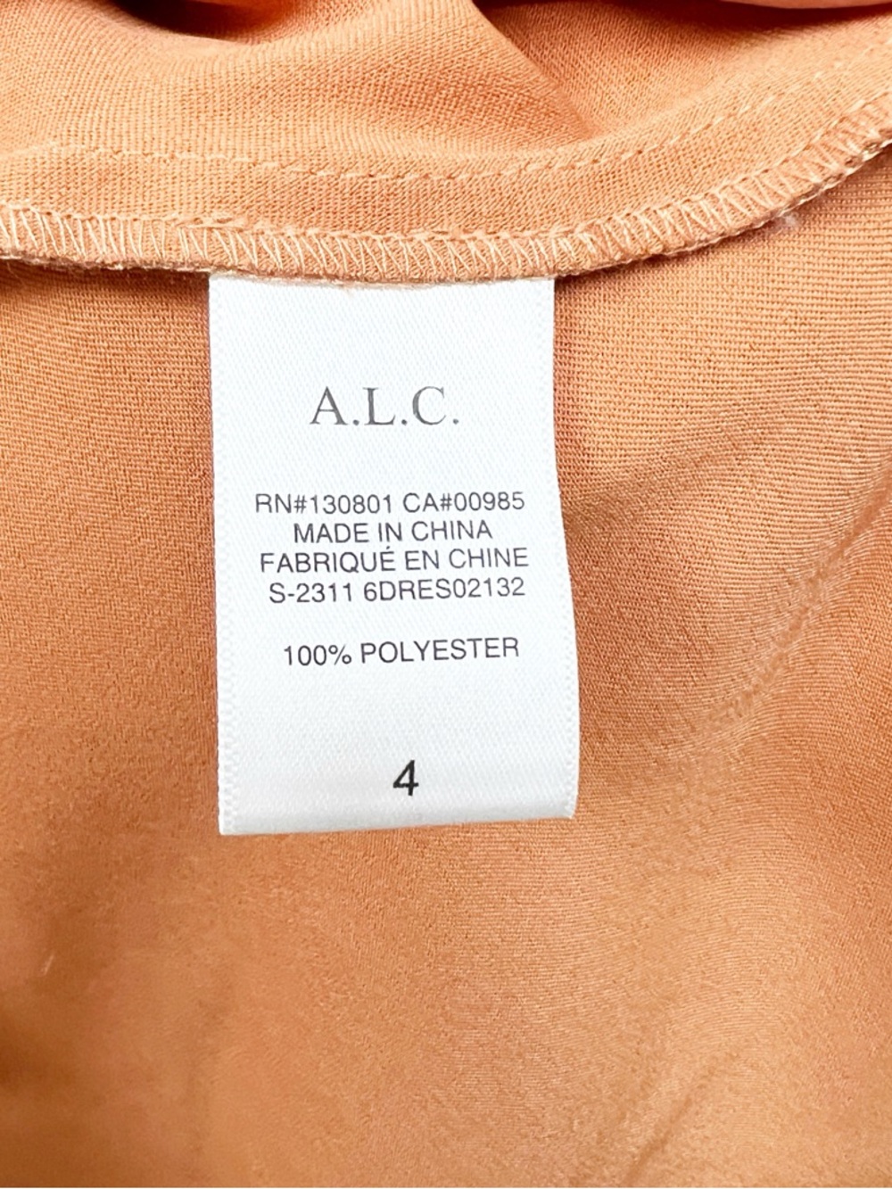 A.L.C. Jasmine Asymmetric Midi Dress in Sandstone 4 - Picture 5 of 9